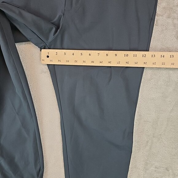 Banana Republic Performance Tapered Pants Mens Size 36 Navy Blue Slim Fit - Picture 8 of 10